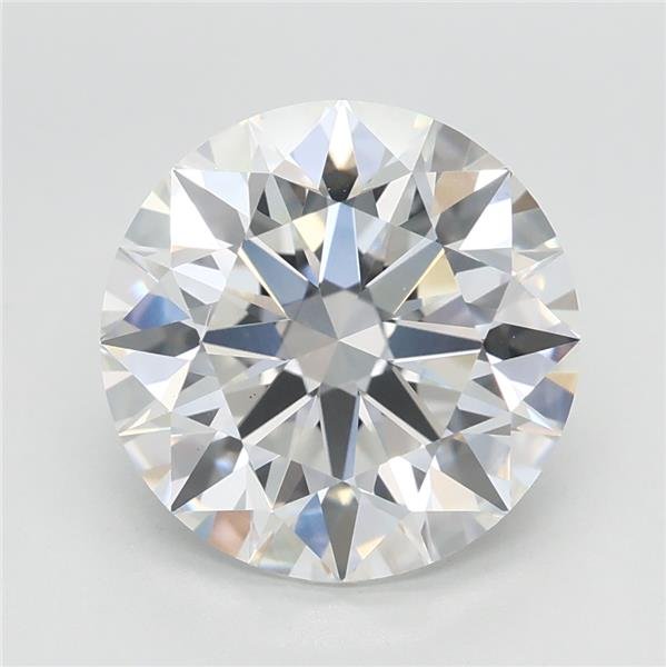 3.06ct E VS1 Rare Carat Ideal Cut Round Lab Grown Diamond
