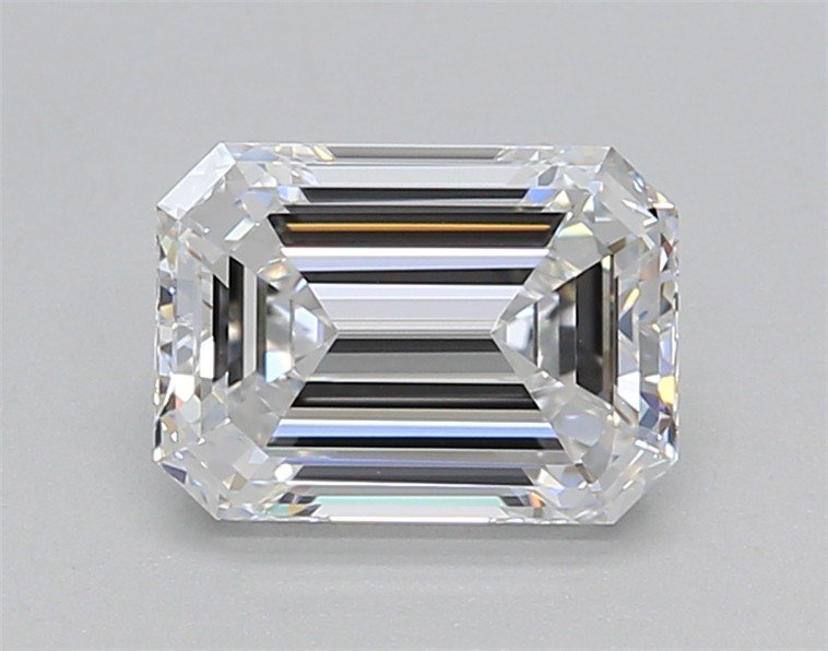 1.51ct D VS1 Rare Carat Ideal Cut Emerald Lab Grown Diamond