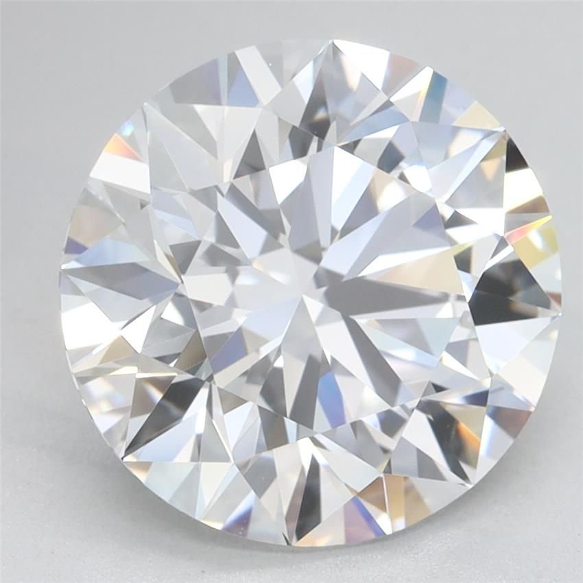4.22ct D VVS1 Rare Carat Ideal Cut Round Lab Grown Diamond