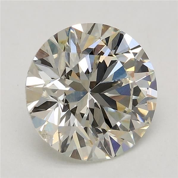 2.02ct K SI1 Rare Carat Ideal Cut Round Lab Grown Diamond