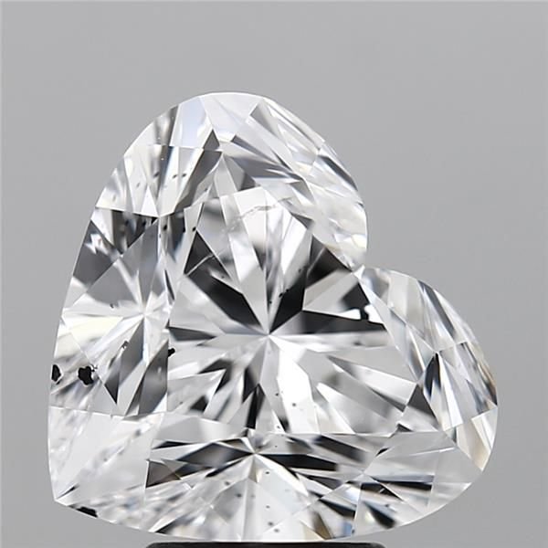 5.01ct D SI2 Good Cut Heart Diamond