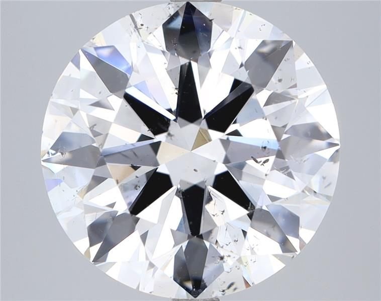 5.12ct G SI2 Rare Carat Ideal Cut Round Diamond