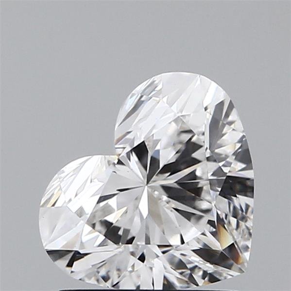 1.34ct F VS1 Rare Carat Ideal Cut Heart Lab Grown Diamond