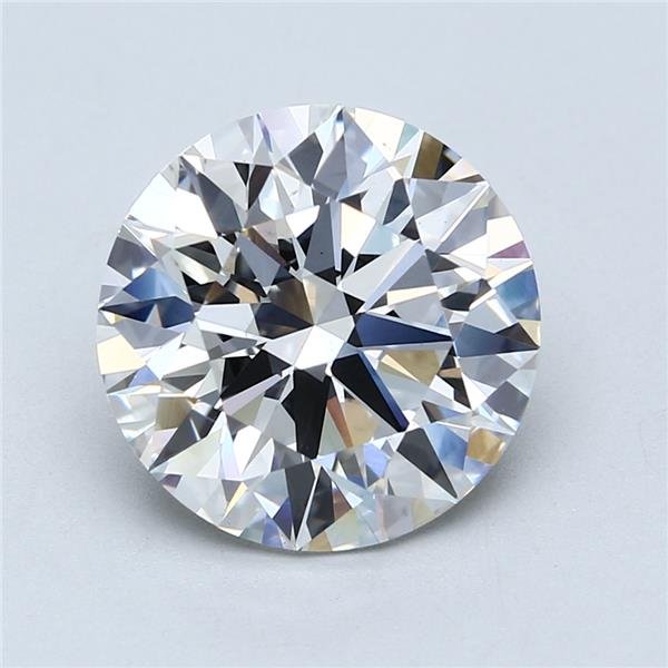 5.11ct F VS2 Rare Carat Ideal Cut Round Lab Grown Diamond