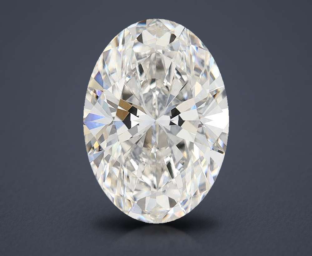 3.50 Carat Oval Lab Diamond