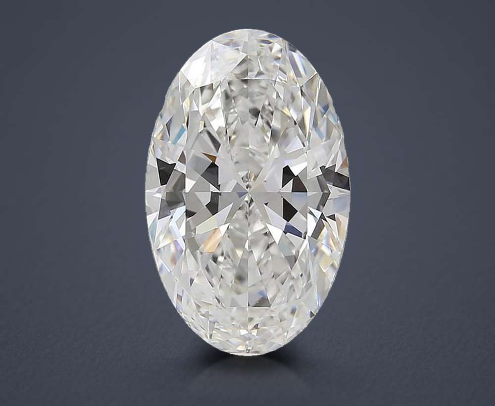 6.53 Carat Oval Lab Diamond