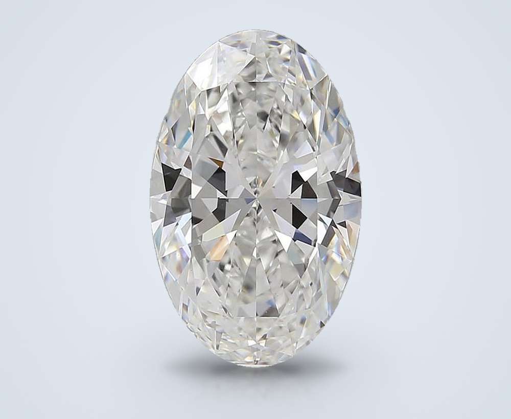 6.53 Carat Oval Lab Diamond