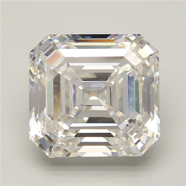 10.56ct F VS1 Rare Carat Ideal Cut Asscher Lab Grown Diamond