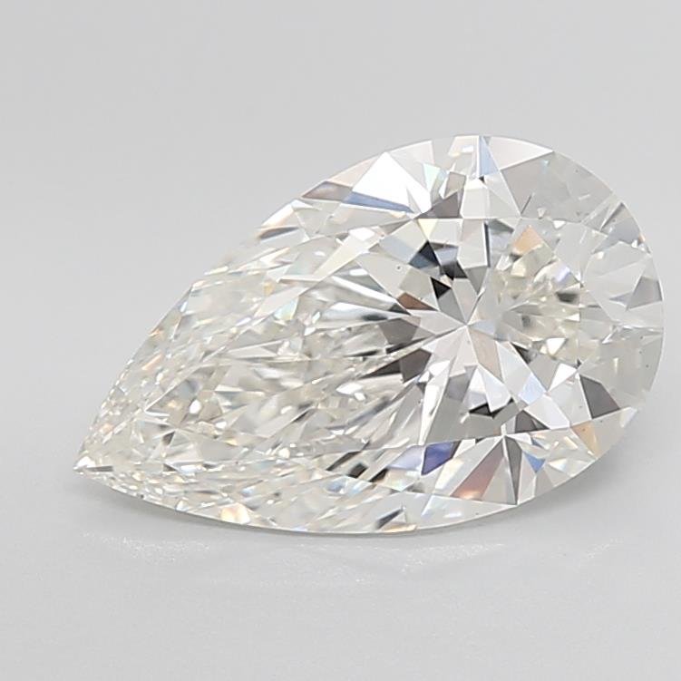 5.01ct G VS1 Rare Carat Ideal Cut Pear Lab Grown Diamond