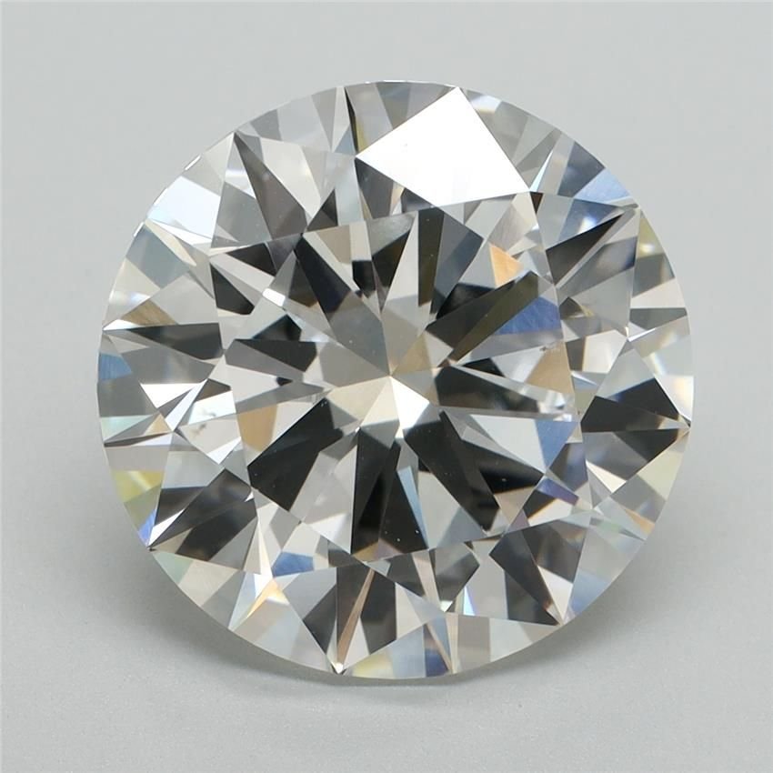 7.06ct E VVS2 Excellent Cut Round Lab Grown Diamond