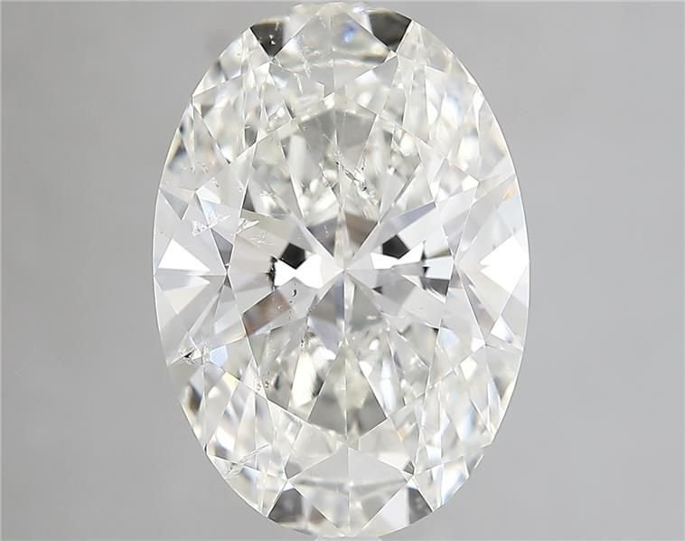 5.02ct J SI2 Rare Carat Ideal Cut Oval Diamond