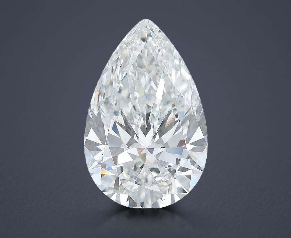 9.53 Carat Pear Lab Diamond