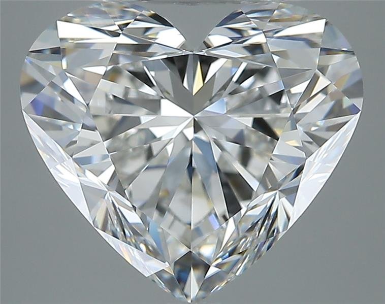 4.51ct G IF Rare Carat Ideal Cut Heart Diamond