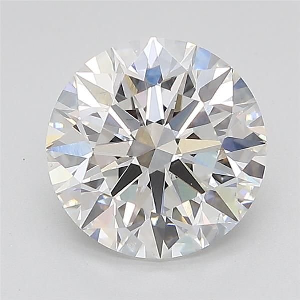 2.15ct D VS2 Rare Carat Ideal Cut Round Lab Grown Diamond