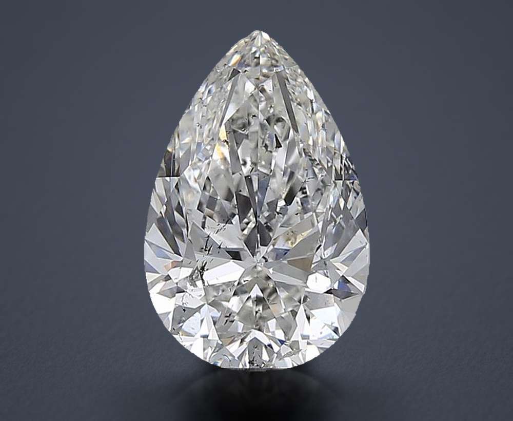 3.51 Carat Pear Natural Diamond