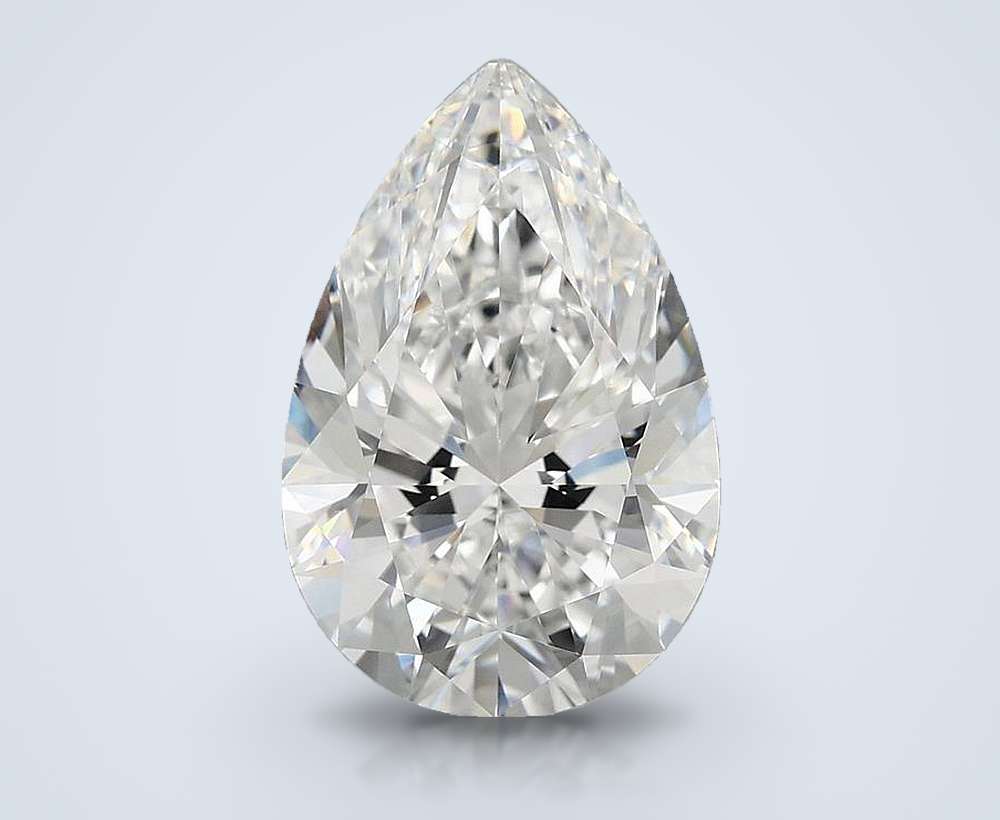 4.90 Carat Pear Lab Diamond