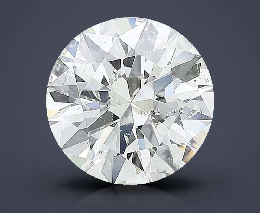 7.03 Carat Round Natural Diamond