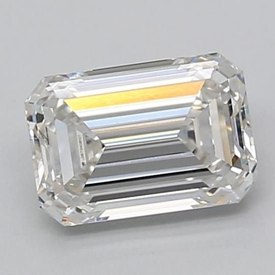 1.59ct F VS1 Rare Carat Ideal Cut Emerald Lab Grown Diamond