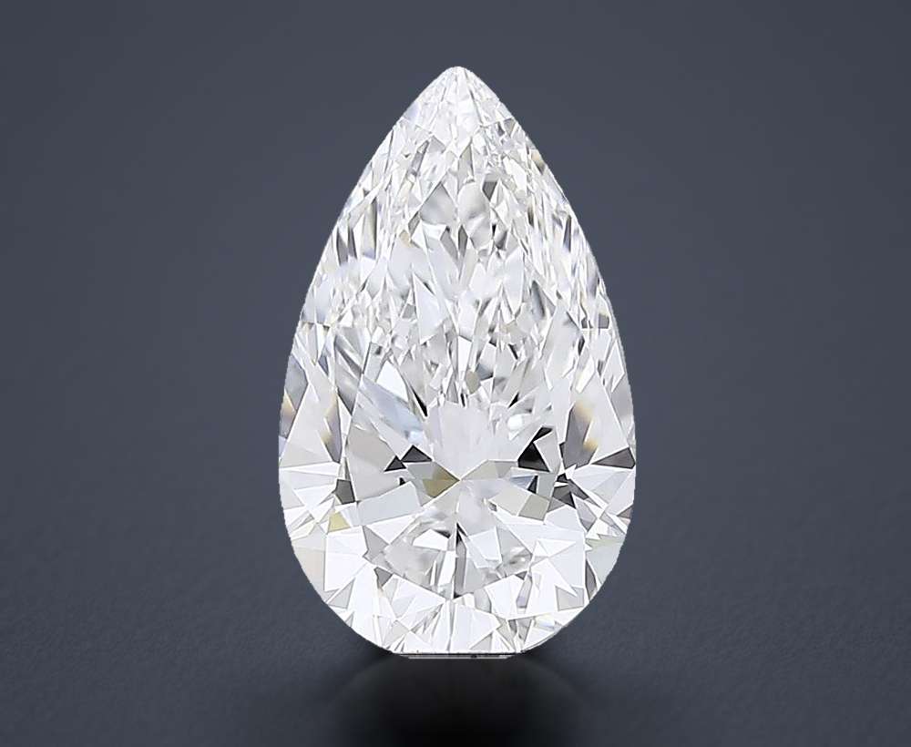 3.86 Carat Pear Lab Diamond