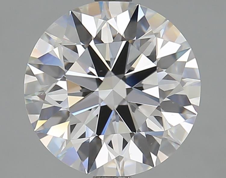 3.31ct D VS2 Rare Carat Ideal Cut Round Lab Grown Diamond