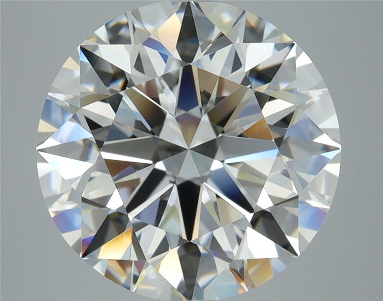 5.53ct H VVS1 Rare Carat Ideal Cut Round Diamond