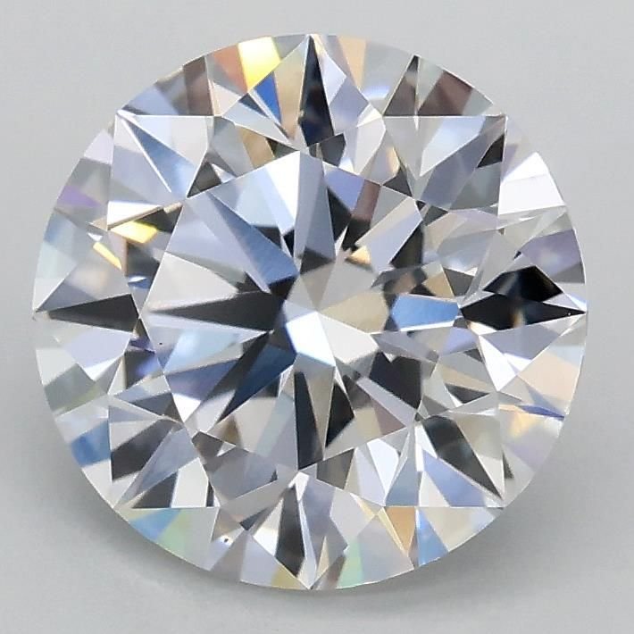 2.09ct D VVS2 Rare Carat Ideal Cut Round Lab Grown Diamond