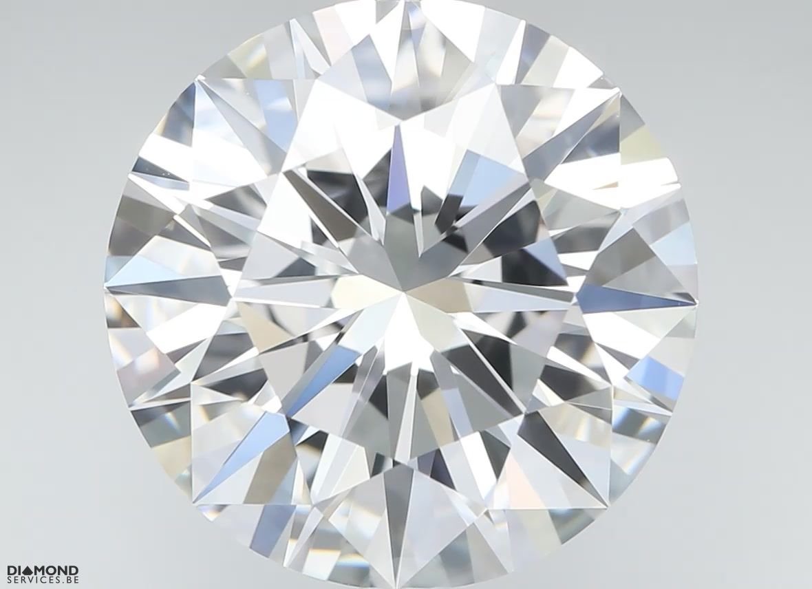 4.25ct D VVS1 Rare Carat Ideal Cut Round Diamond