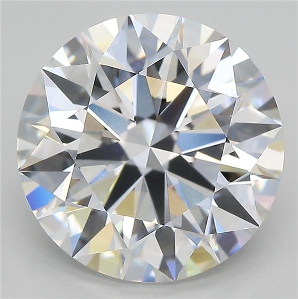 5.54ct F VS1 Rare Carat Ideal Cut Round Lab Grown Diamond