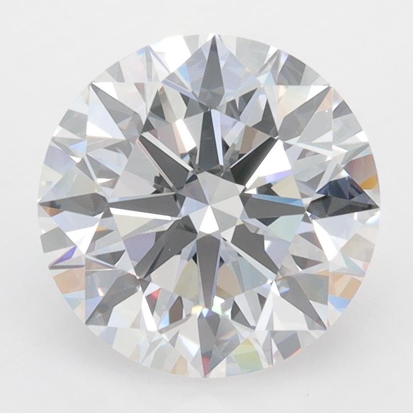 3.41ct D VVS1 Rare Carat Ideal Cut Round Lab Grown Diamond