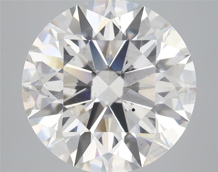 6.10ct H SI1 Rare Carat Ideal Cut Round Lab Grown Diamond