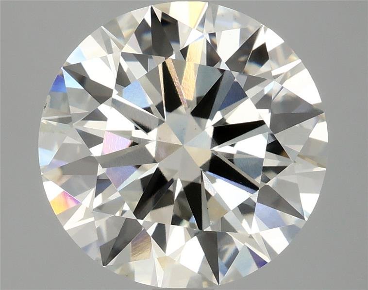 4.09ct H VS2 Rare Carat Ideal Cut Round Lab Grown Diamond