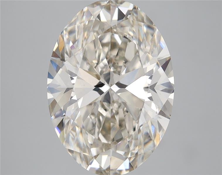 4.12ct J VS1 Rare Carat Ideal Cut Oval Lab Grown Diamond