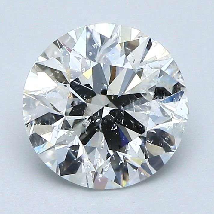 2.01ct G SI2 Rare Carat Ideal Cut Round Diamond