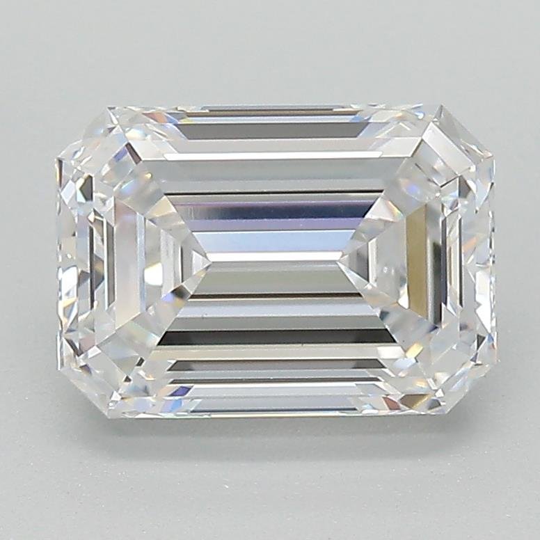 2.16ct D VS1 Rare Carat Ideal Cut Emerald Lab Grown Diamond