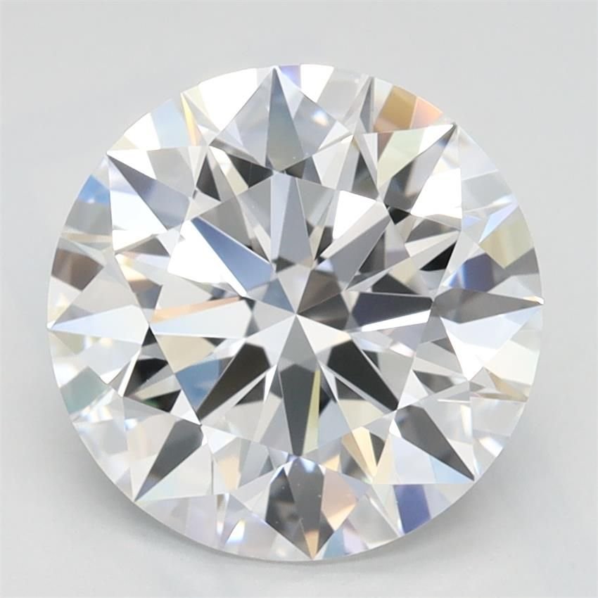 2.51ct D VVS1 Rare Carat Ideal Cut Round Lab Grown Diamond