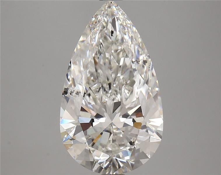 3.86ct G SI2 Rare Carat Ideal Cut Pear Lab Grown Diamond