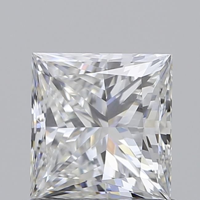 1.01ct F VVS2 Excellent Cut Princess Lab Grown Diamond