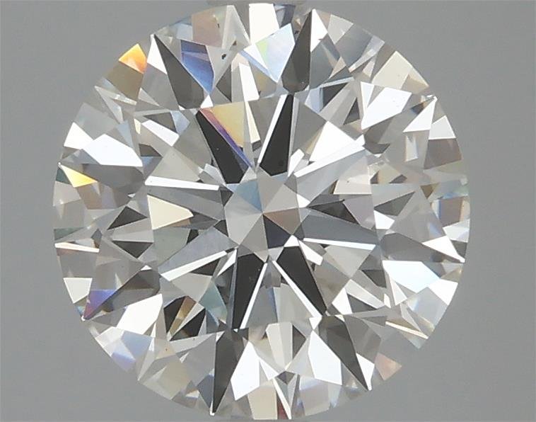 2.89ct H VS2 Rare Carat Ideal Cut Round Lab Grown Diamond