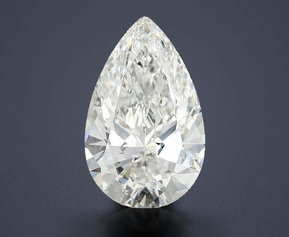 5.72 Carat Pear Lab Diamond