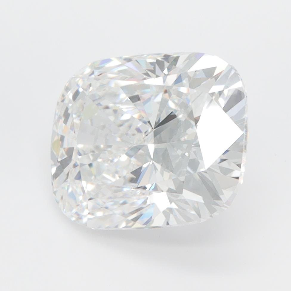 3.42ct D VVS2 Rare Carat Ideal Cut Cushion Lab Grown Diamond
