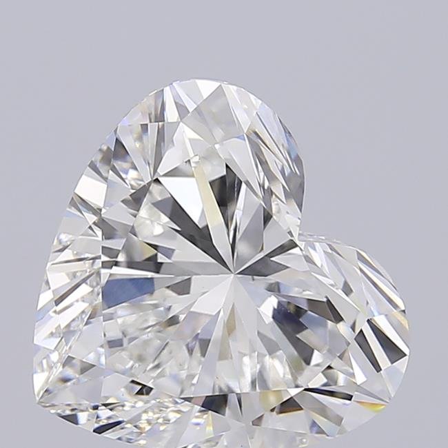 8.00ct E VS2 Good Cut Heart Lab Grown Diamond
