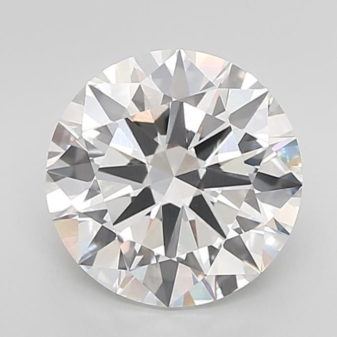 5.01ct F VVS1 Excellent Cut Round Lab Grown Diamond