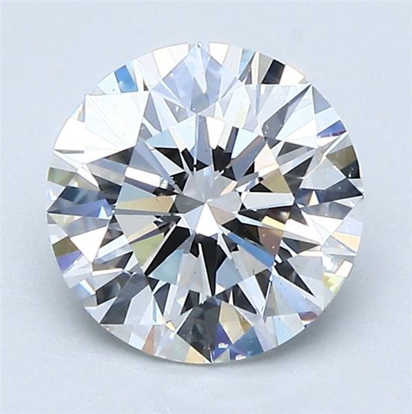 1.69ct F VS2 Rare Carat Ideal Cut Round Diamond