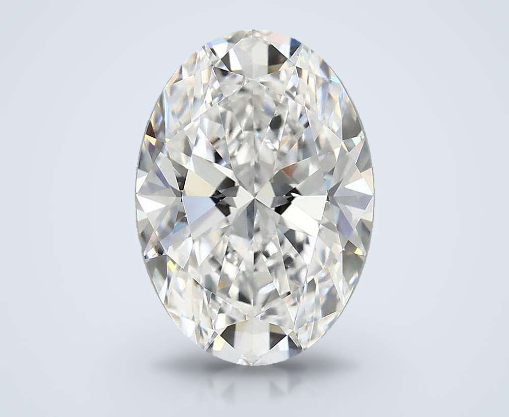 3.78 Carat Oval Lab Diamond