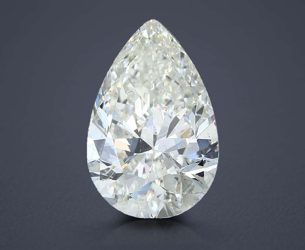 8.02 Carat Pear Natural Diamond