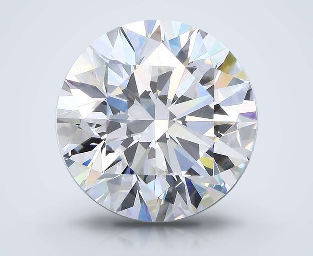 7.01 Carat Round Natural Diamond