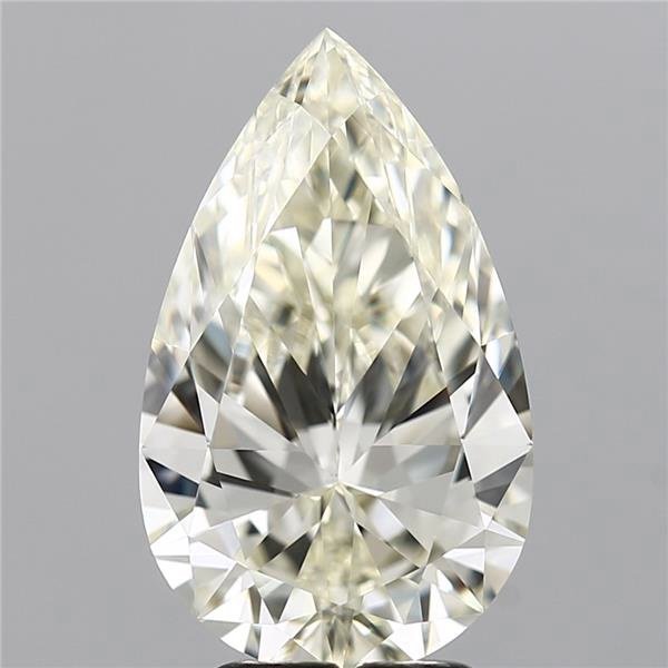 3.30ct J VVS2 Very Good Cut Pear Diamond