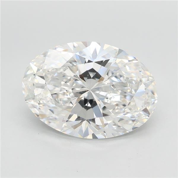 3.10ct E VVS2 Rare Carat Ideal Cut Oval Lab Grown Diamond