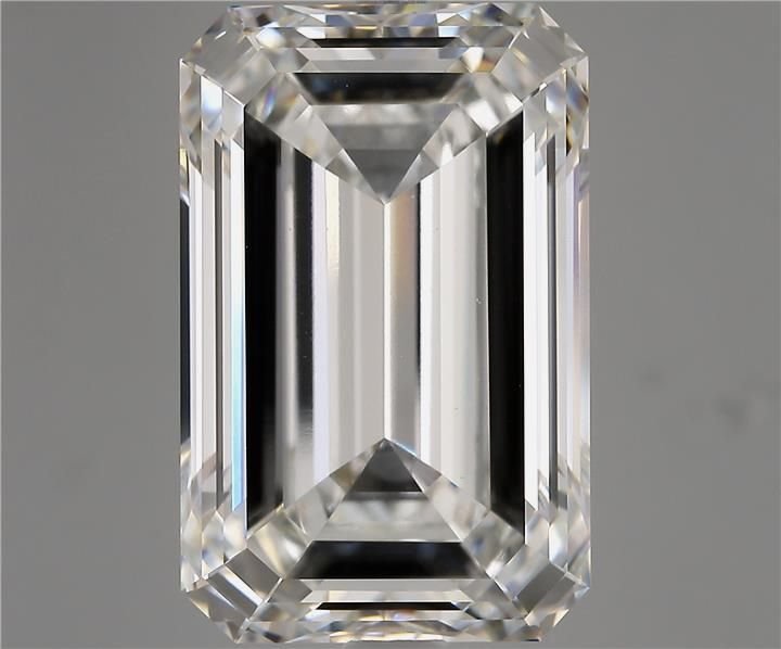 15.52ct F VVS2 Rare Carat Ideal Cut Emerald Lab Grown Diamond