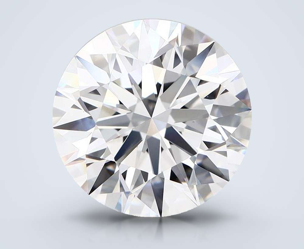 6.06 Carat Round Lab Diamond